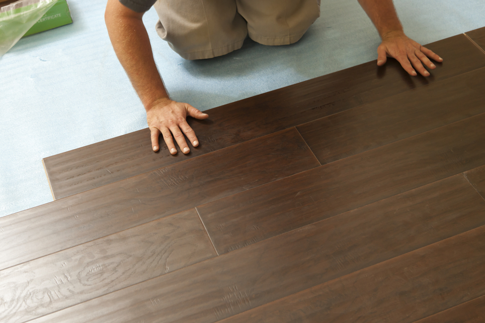How to Install Luxury Vinyl Tile over Concrete Floors - Noting Grace